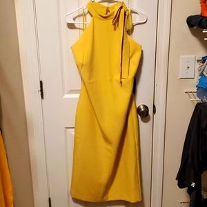 NY&Company Eva Mendes Yellow dress size 6